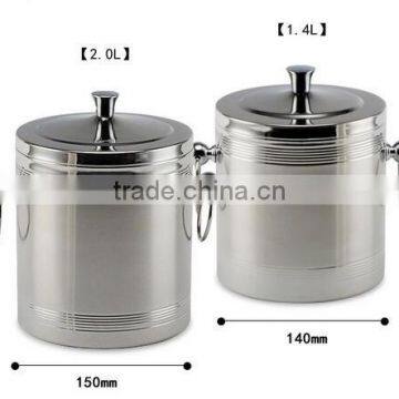 FDA Certification Stainless Steel Ice Buckets Wholesale Ice Bucket Holder photo-3