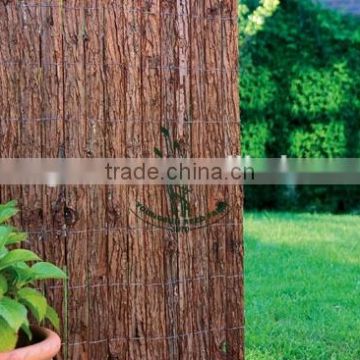 tree peel bark fence for garden