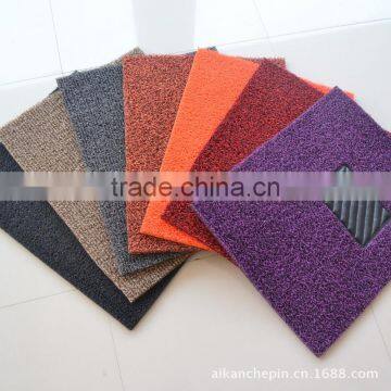 Anti-slip Dirty proof Double Color PVC Coil Car Mat