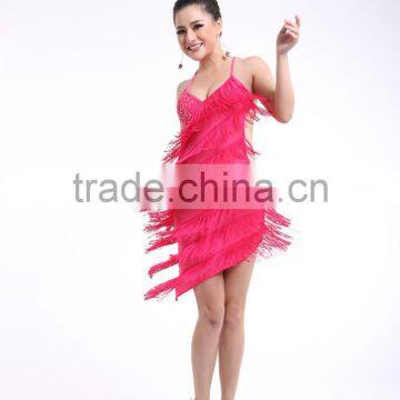 Stelisy Sale Sexy Black Tassel Latin Dress Fashion Tassel Dress photo-4