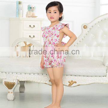 Vintage Baby Rompers Solid Polyester Cotton Boutique Rompers New Arrive photo-2
