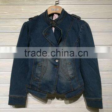 GZY Top Design Lady Denim Jacket Stock photo-2