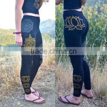 Sublimated Printing Yoga Leggings With Custom Logo photo-5