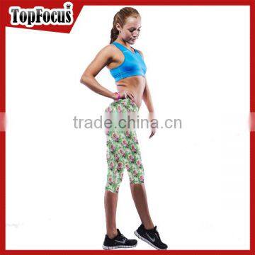 Sports Apparel With Hidden Pocket 2017 Women Yoga Leggings Wholesale Sexy Girls Sports Digital Printing Leggings photo-6