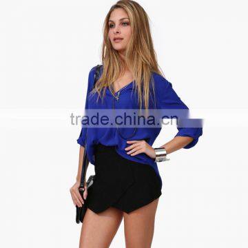 Maxnegio Ladies Office Wear Designs of Lady Half Shirt 2017 photo-3