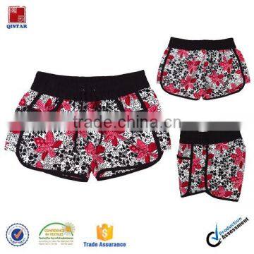 floral print women low price board shorts