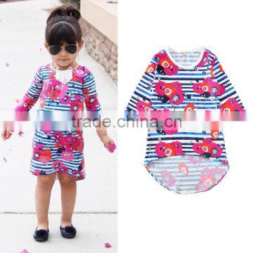 S17729A 2017 wholesale baby clothes girls cotton dresses