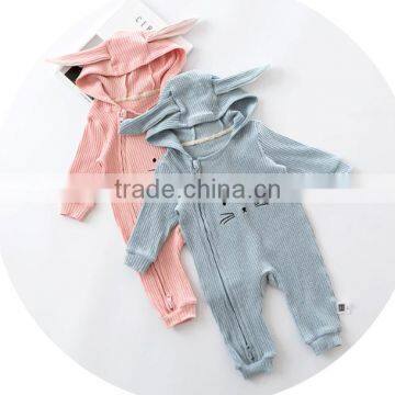 S17708A Autumn Baby Boy Clothes Cartoon Animal Jumpsuit photo-5