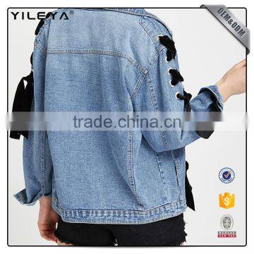 Latest Fashion Lady Denim Jacket Designs,women Jean Jacket,woman Denim Jacket photo-3