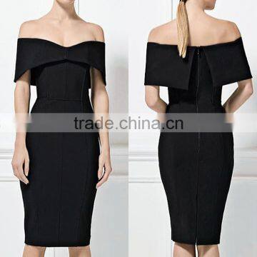 2017 summer women off shoulder sexy evening guangzhou bandage dress