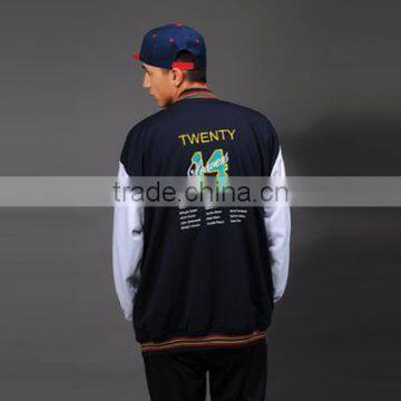 Customize Custom Made Mens Winter American Cheap Varsity Baseball High School Uniforms College Bomber Hip Hop Embroidery Jacket photo-3