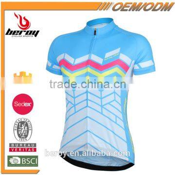 BEROY summer popular por team and club cycling clothing short sleeve,women bike shirts and tops