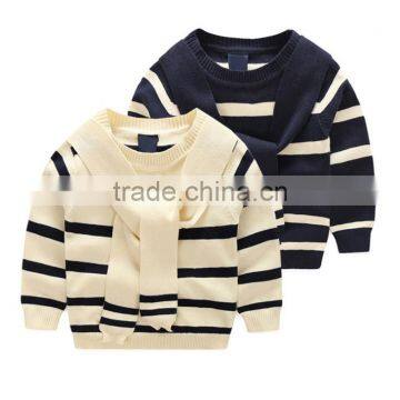 New Design Children Striped Sweaters Long Sleeve Knitting Boy Pullover