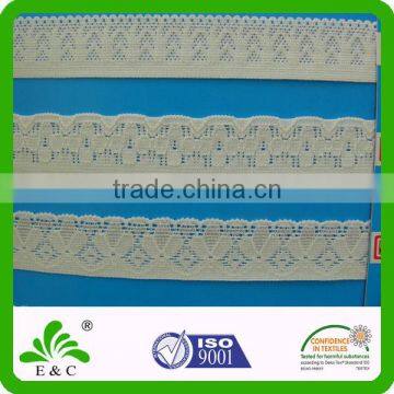 Decorative polyester knitted elastic tape clear band for garment