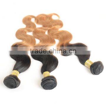 Wholesale Price 1b/27 Color Ombre Hair Weaves , Indian Hair photo-3