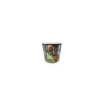 Full Color Matt Finishing Self Adhesive Food Labels CMYK For Bread Package