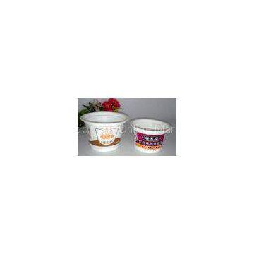 Disposable plastic Ice cream cups bean curd cups 310ml and 210ml