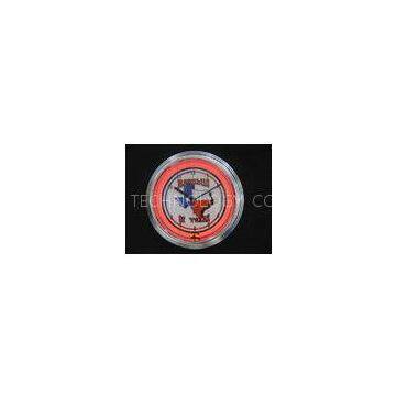 Modern Home Decorative Plastic Antique Neon Clock 0.075CBM AA Battery