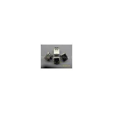 10M100M 1x1 Tab Down Transformer RJ45 Connector front and back pin
