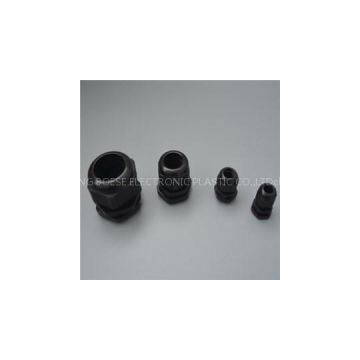 M Type Black IP68 Waterproof Plastic Cable Glands