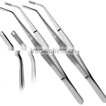 Dental Suture Corn Tweezers Plier Serrated Dental Instruments