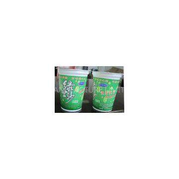 360ml White Disposable Smoothie Cups For Yogurt , Mung Bean Soup Cups
