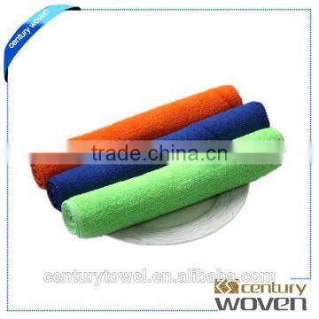 Solid color microfiber cleaning cloth for kitchen