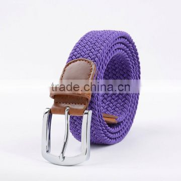 Fashionable high quality braided leather belt