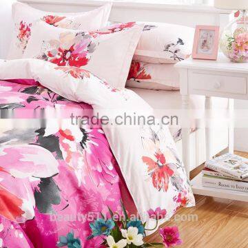 2017 New Design Single Bed Custom Printed Bed Sheets BS266 photo-3