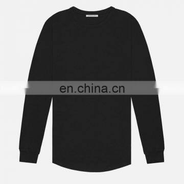 Long sleeve cotton classic curve t shirt wholesale china