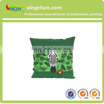 Custom sublimated custom canvas cushion cover