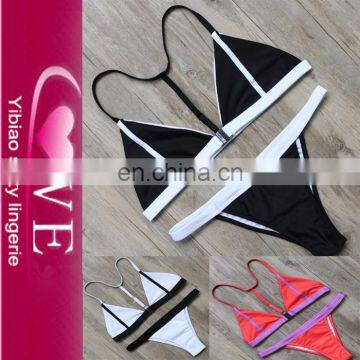 Simple Swimwear Patchwork Bikini For Women