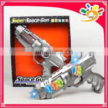 2013 Best Selling plastic electric space toy gun with flashing light and music