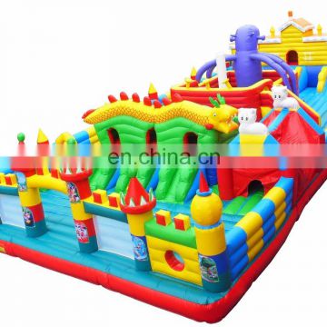 HI attractive inflatable fun city for children,cheap amusement park