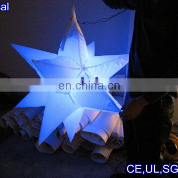 Beauty LED light inflatable stars decoration