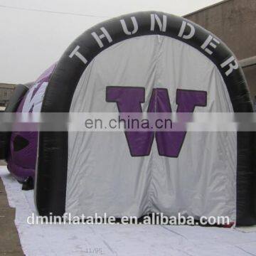 Hot Sale Promotion Oxford Purple Giant Inflatable Football Helmet Sports Tunnel photo-2