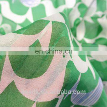 High Quality Printed Geometric Bird Silk Chiffon Fabric photo-3