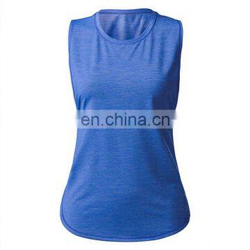 High quality ladies 100% polyester dri fit tank tops wholesale