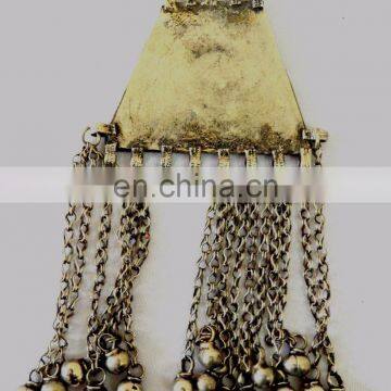 Wholesale Afghani Necklaces Kutchi Pendant Set- Fashion Belly Dance Handmade Chokers Afgani Set photo-5
