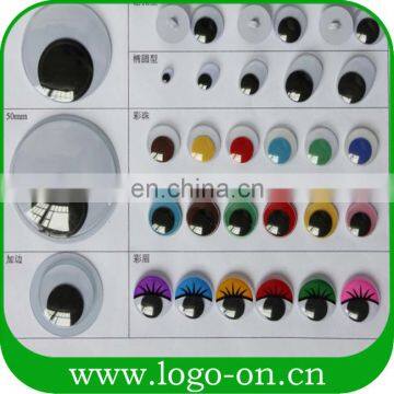 Oval Shape Plastic Movalbe Googly Eyes photo-2