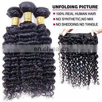 Deep Curl Natural Color Best Selling Good Feedback Virgin Human Hair Bundles Indian Hair Weave photo-6