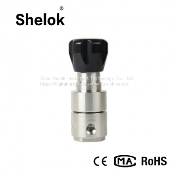 Needle gas pressure regulator valve air oxygen nitrogen brass pressure reducing valve