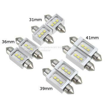 LED car lights double-pointed reading lights LED card light Canbus decoding 41 MM/C5W