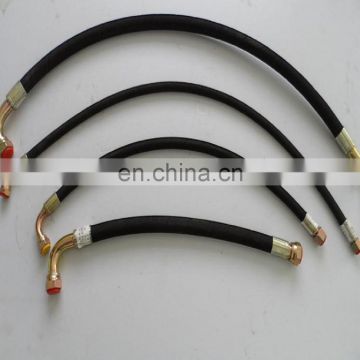 China manufactory high end hydraulic braided rubber hose assembly