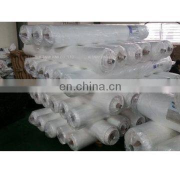 Transparent Leno scaffolding PE Tarpaulin, Mesh 3x3, UV treated, Roll packing