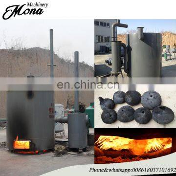 Bamboo wood charcoal carbonization stove carbonizing kiln furnace/charcoal biomass stove working line manufacturer