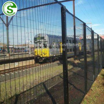 China Powder coated black prison fence for Springs South Africa