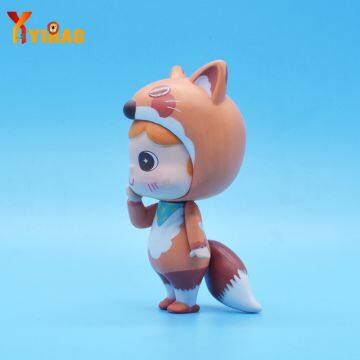 Customized Cute Fox Plastic Action Model Figures Toy for Collect photo-2