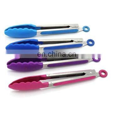 High Quality Fashion Food Grade Silicone Tongs,bread Tongs,BBQ Tongs for Kitchen Accessory