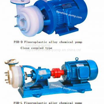 FSB fluoroplastic centrifugal anticorrosion pump